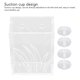 thumbnail image 4 of Vidrio Acrílico Planta Acuática Maceta Tanque de Peces Soporte de Vidrio Agujero Permeable Diseño de Corte Inclinado con Ventosas 4X para Decoración de Acuario Aquascape ANGGREK Otros, 4 of 8