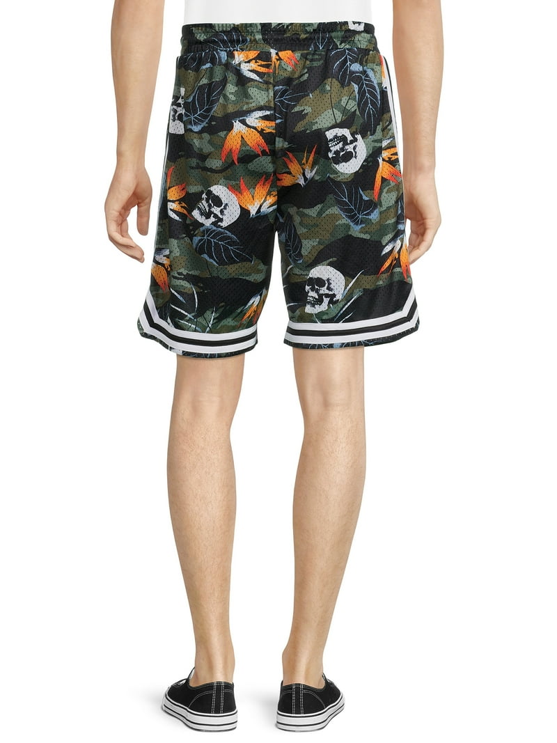 No Boundaries Men's and Big Men's Mesh Pull On Shorts, Sizes XS-3X