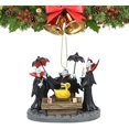 thumbnail image 4 of Adornos para árboles de Navidad, 8 piezas de colgantes acrílicos, bonitos adornos navideños de pesadilla para interiores, hogar, vacaciones, decoración colgante para interiores de automóviles, adornos, 4 of 7