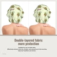 thumbnail image 2 of Kdxio Avocado for Exercise Pattern Satin Bonnet Silk Bonnet Hair Bonnet for Sleeping Hair Bonnets for Women Curly Natural Hair, 2 of 6