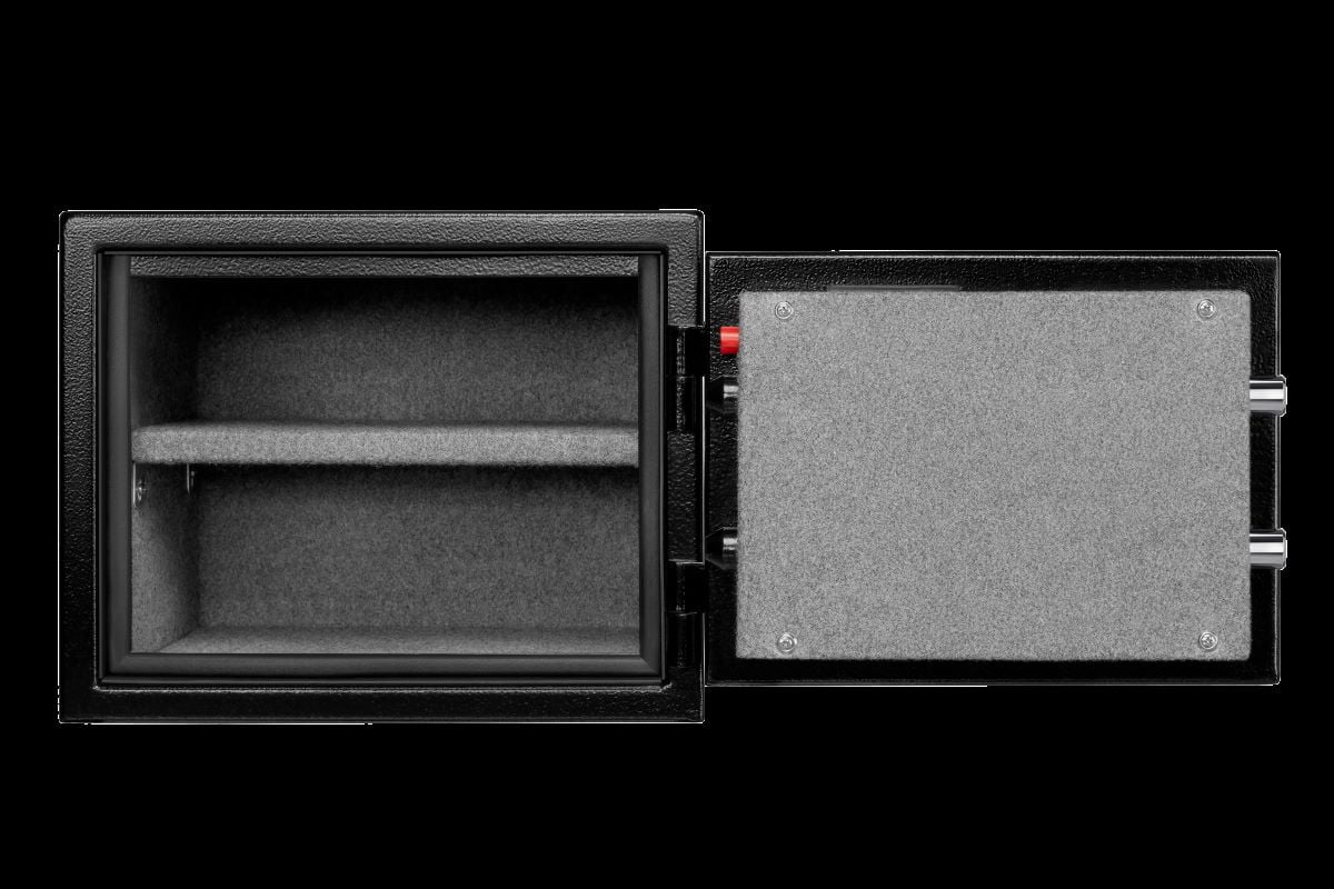 Fortress Small Personal Fire and Waterproof Safe Model 44EF10W Electronic Lock, 1 Shelf, New, 1 Each