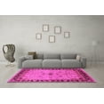 thumbnail image 3 of Ahgly Company Indoor Rectangle Oriental Pink Industrial Area Rugs, 7' x 9', 3 of 4