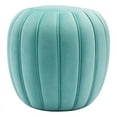 thumbnail image 2 of Modway Celebrate Modern Channel Tufted Performance Velvet Ottoman in Mint, 2 of 8