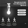 thumbnail image 6 of E27 Screw Sensor Lamp Head, E27 LED Infrared Light Socket Motion Sensor Lamp Holder Screw Bulb Adapter, 6m Sensing Distance IR Motion Activated Lamp Bulb Holder Adapter, 6 of 8