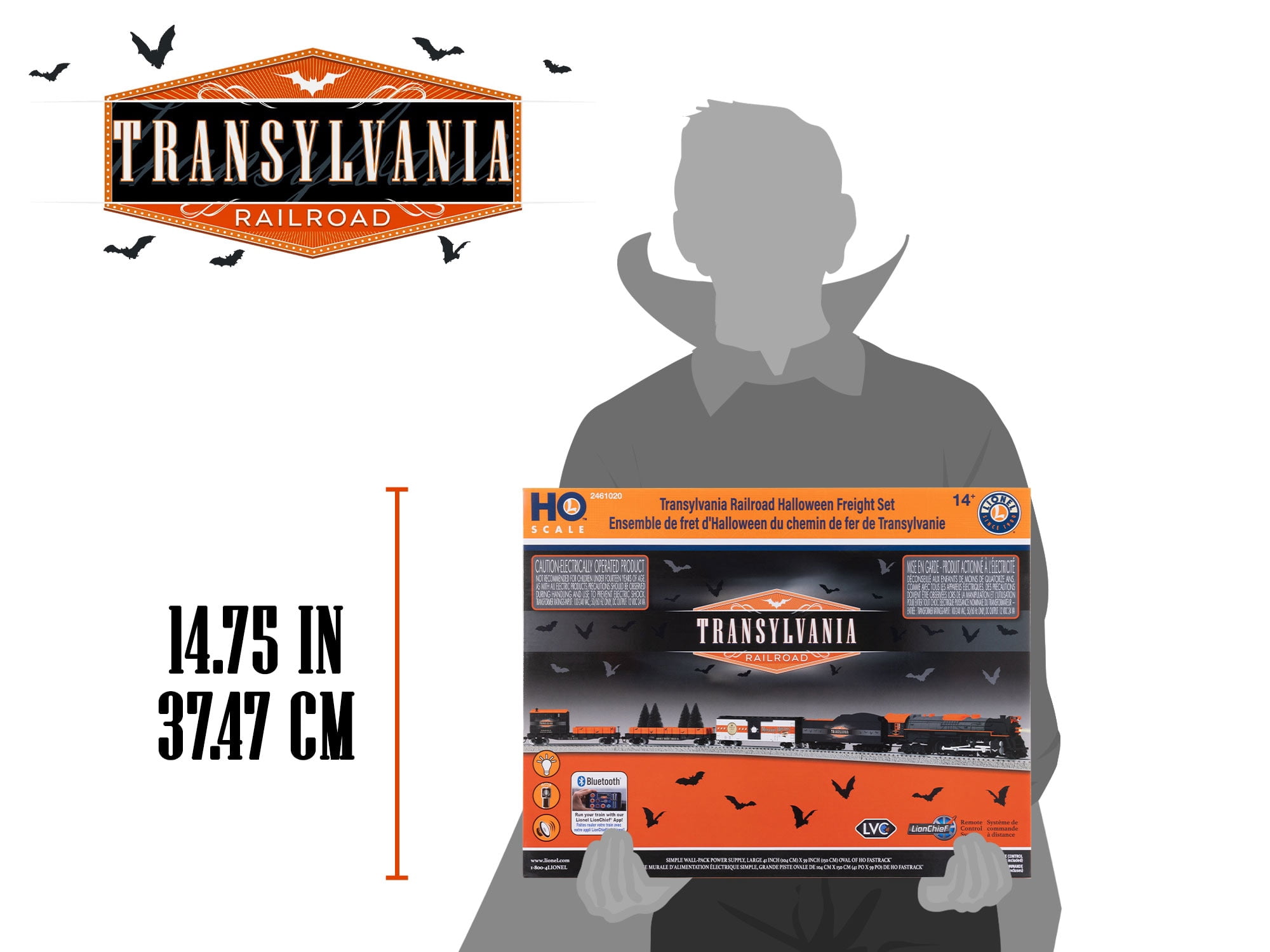 LIONEL HO SCALE TRANSYLVANIA RAILROAD FREIGHT TRAIN STEAM SET 2461020
