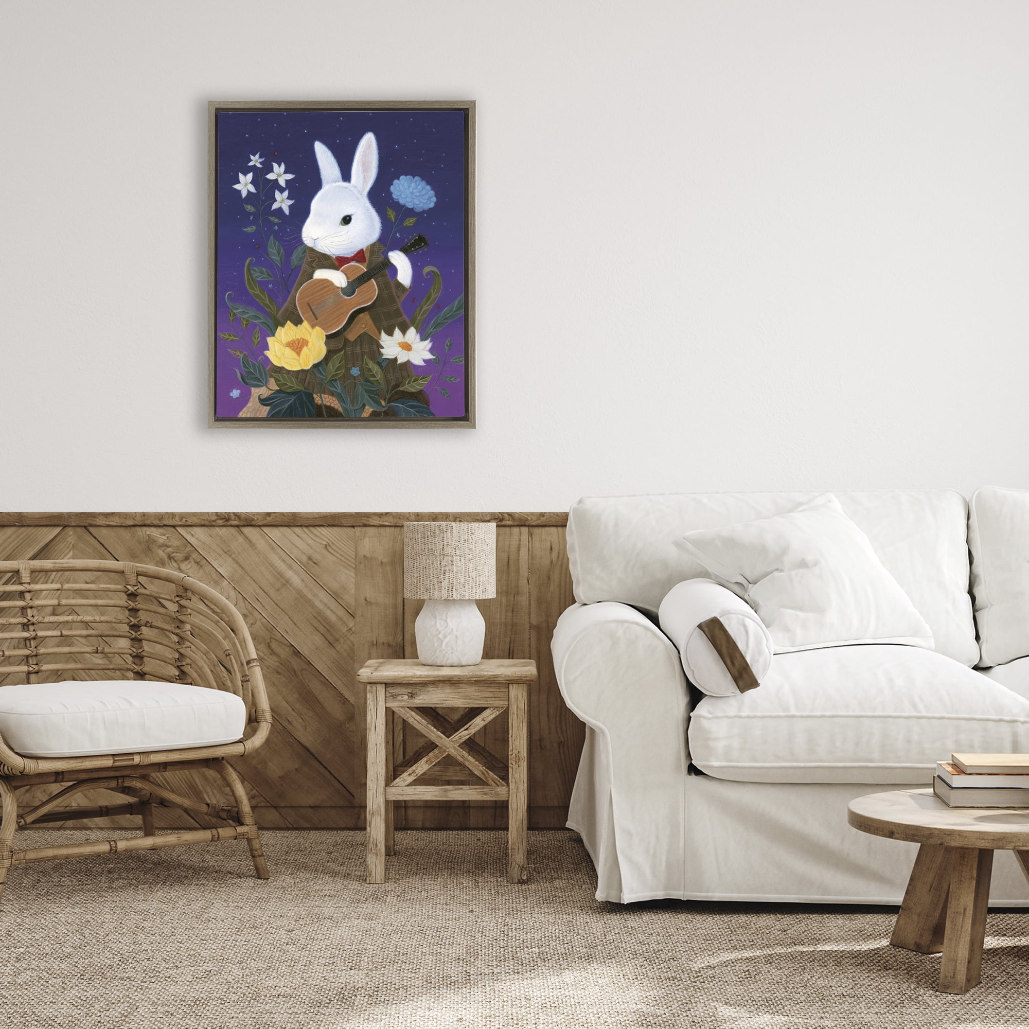 Stupell Industries Maria Von Carrot Brown Framed Floater Canvas Wall Art, design by Gina Matarazzo