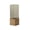 Khaki, variant on Yatlte Tall Wood Glass Vase, Wooden Base Cylindrical Flower Vase, Classic Boho Rustic Style for Fireplace Bedroom Kitchen Living Room Centerpieces Office Desk