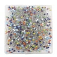 thumbnail image 3 of CNKOO 500pcs 4mm Colored Sewing Pin Glass Head Bead Needle Fixed Manual Accessories Tailoring Stitching Pearly-Lustre Rust Proof High Hardness Wear Resistance 500pcs Lightweight Easy to U, 3 of 8