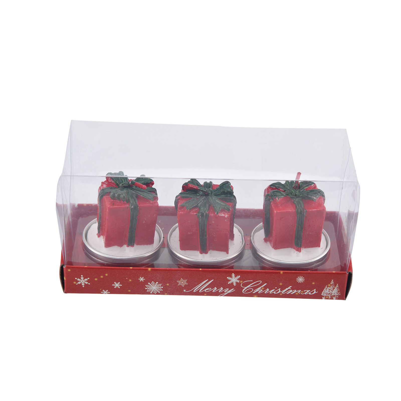 Yaman Home Decor Christmas Candle Painted Decoration Christmas Gift