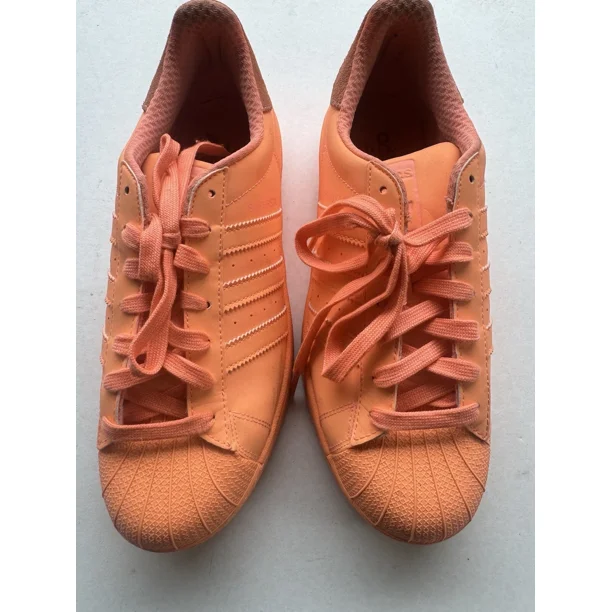 Adi-das Superstar Adicolor Sun Glow Mens Size 8.5 Athletic Shoes Sneakers S80330