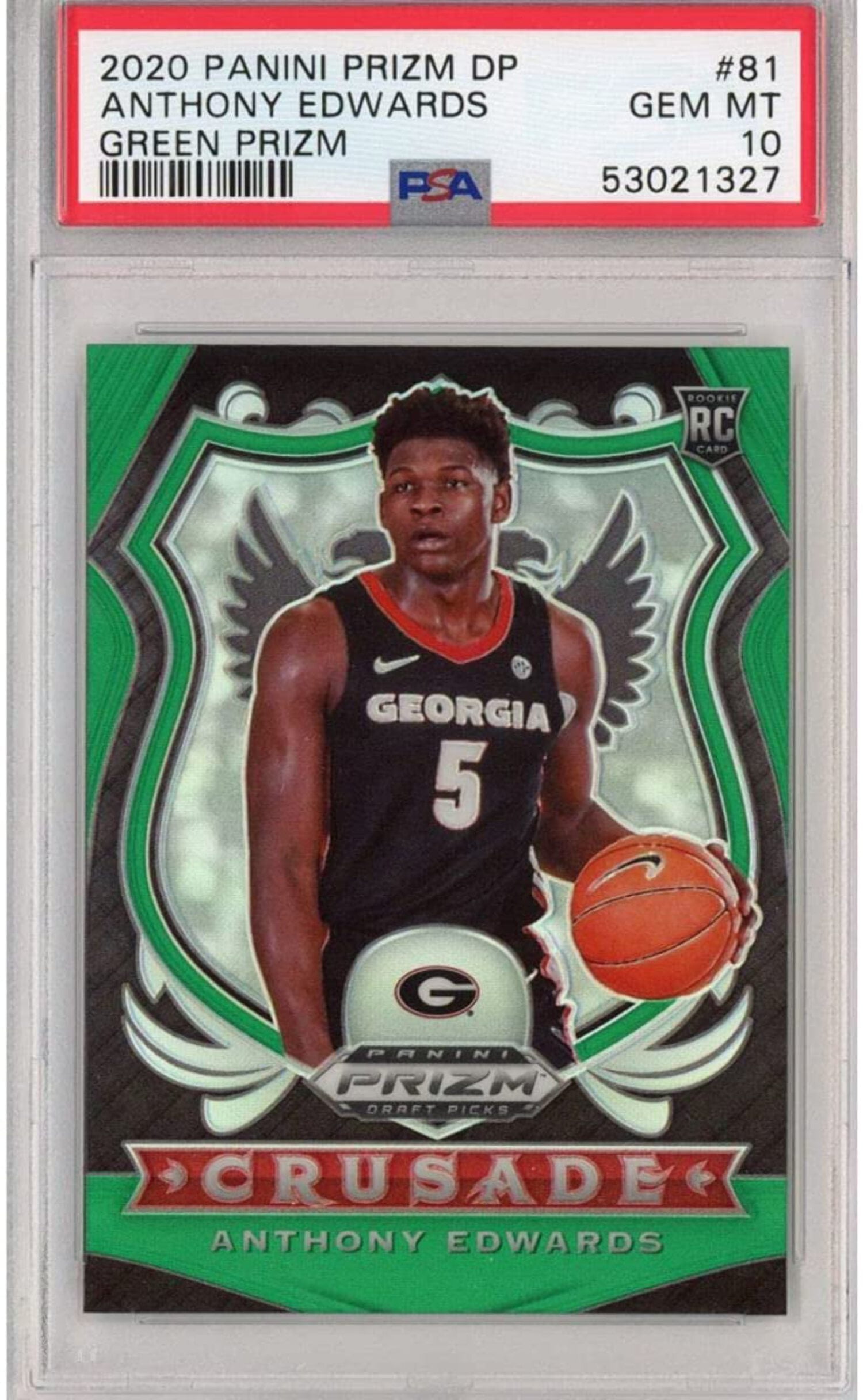 Rookie Card 2020-21 Panini Prizm Draft Picks Rookie Card #81 - PSA 