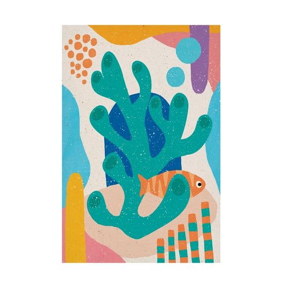 Trademark Fine Art Aylin Demir Underwater Scene Canvas Wall Art