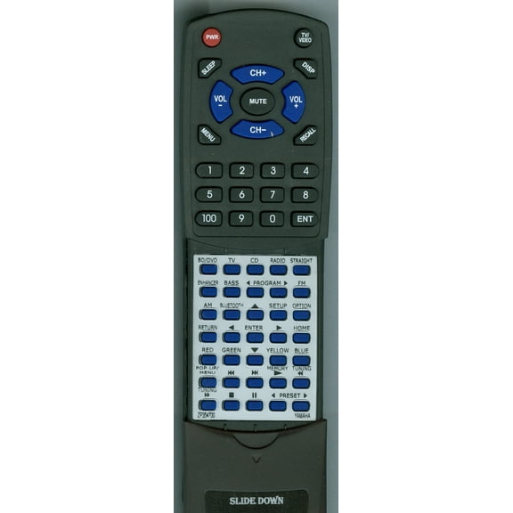 Replacement Remote for YAMAHA ZP354700, RAV531, RXV379, HTR3068, RTZP354700