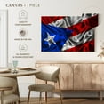 thumbnail image 5 of Elephant Stock Puerto Rico Flag Wall Art - Horizontal Canvas Wall Art - Living Room Wall Decor - Flags Canvas - Blue And Red Decor - 45" x 30", 5 of 8
