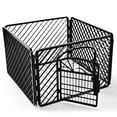 thumbnail image 2 of Vibrant Life 4-Panel Plastic Playpen for Dogs, Black, 24", 2 of 8