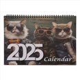 thumbnail image 2 of Stylish Cats Calendar 2025 Wall Calendar ,Funny Cat Pics Cat Calendar, 2 of 4