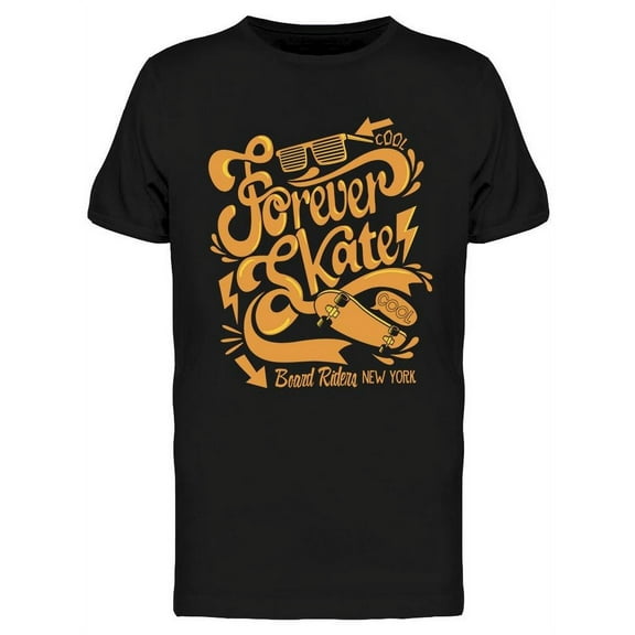 Forever Skate T-Shirt Men -Image by Shutterstock, Male Small