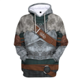 thumbnail image 3 of Sudadera con capucha con estampado 3D de caballero templario medieval para hombre, disfraz divertido de cosplay, ropa de calle, sudaderas con capucha de uniforme a la moda, 3 of 5