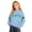 Blue, variant on St. Patrick's Day Girls Hooded Sweatshirt With Print And Pocket Cozy Pullover Casual Kids Top Irish Green Pullover Hoodie 3-14Y