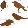 thumbnail image 2 of Pájaros de Metal Sailing 4 Uds Óxido Natural, 2 of 5