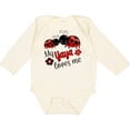 thumbnail image 3 of Inktastic My Yaya Loves Me with Cute Ladybugs Boys or Girls Long Sleeve Baby Bodysuit, 3 of 5