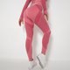 thumbnail image 2 of Pantalones deportivos de cintura alta con agujeros y malla para levantamiento de cadera, ajustados, para culturismo, modeladores de base, pantalones de yoga sin costuras, 2 of 6