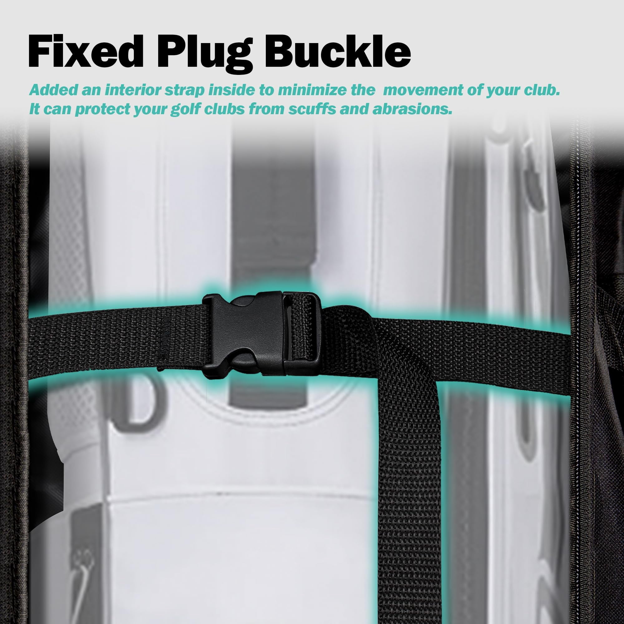 Soft-sided Golf Travel Bag With Wheels - Heavy Duty 600d Polyester Oxford Wear-resistant  Excellent Zipper Universal Size