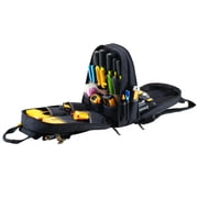 CLC Custom Leathertcraft 1134 Carpenters Tool Backpack, 44 Pockets, Padded Back Support