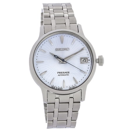 Seiko Presage Cocktail Ladies Stainless Steel Blue Dial Automatic Watch SRP841