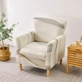 thumbnail image 6 of AIGIA Stretch Chair Covers with Arms Printed Accent Chair Cover 1 Piece Armchair Covers Chair Slipcovers for Living Room, 6 of 6