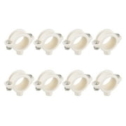Uxcell 20mm Dia PVC Pipe Hose Clips Bracket Clamps Split Ring Hangers 8Pack