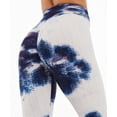 thumbnail image 4 of QRIC Tie-Dye High Waist Yoga Pants Tummy Control Slimming Textured Booty Leggings Workout Ruched Butt Lift Pants, 4 of 7