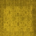 thumbnail image 1 of Ahgly Company Indoor Square Oriental Yellow Industrial Area Rugs, 5' Square, 1 of 4