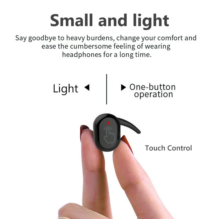 Walbest Y30 TWS Fingerprint Touch Screen Bluetooth 5.0 Wireless In