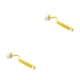 thumbnail image 2 of Monstrate Cepillo de baño flexible Cepillos de limpieza suaves para el hogar curvos de plástico Accesorios de suministro Herramienta de Amarillo 2Conjunto, 2 of 6