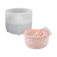thumbnail image 2 of zhangmingg Easter Rabbit Silicone for DIY Candle Making Bunny Shape Epoxy Resin Craft Soap Non Stick Reusable Baking Tool, 2 of 6