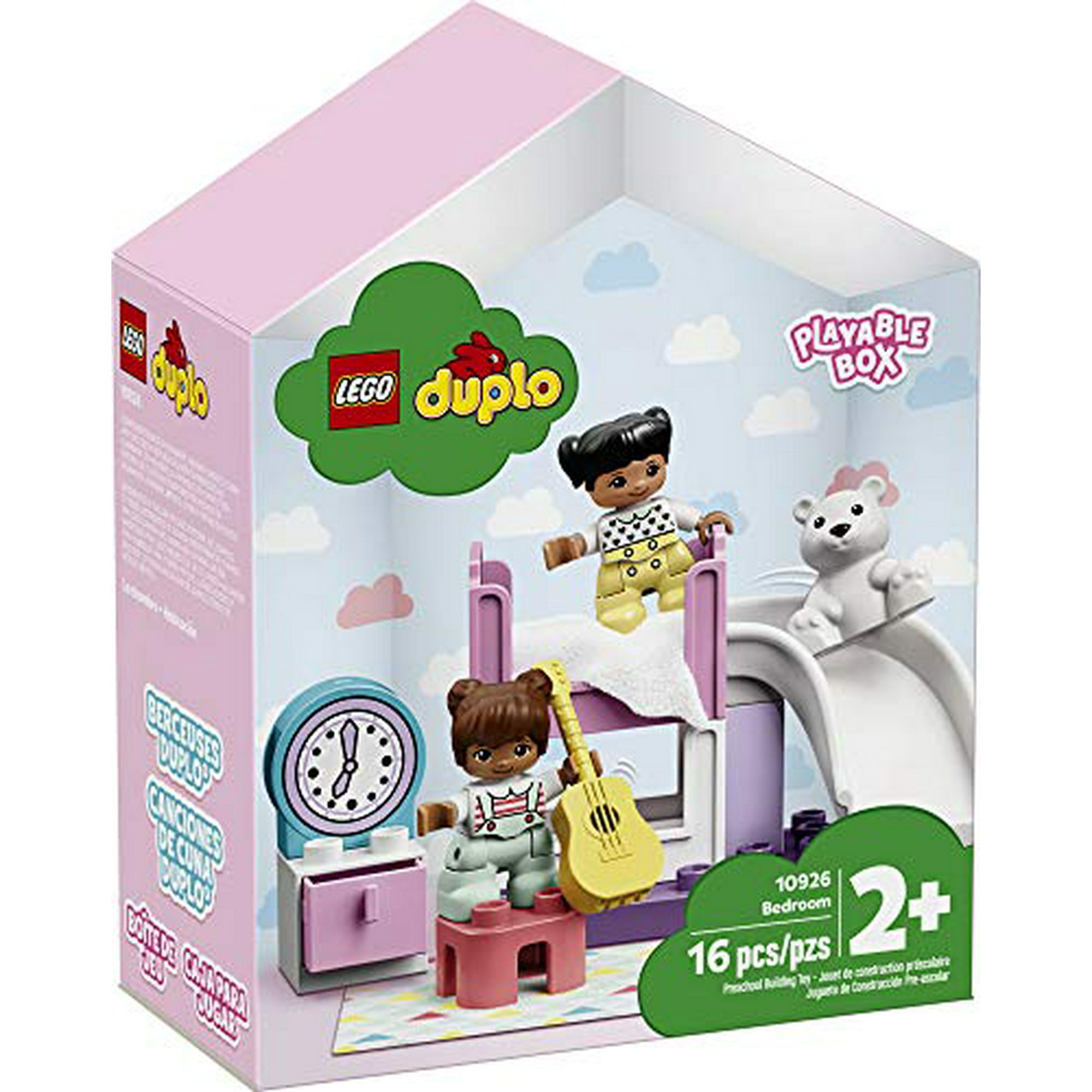 LEGO DUPLO Town Bedroom 10926 Kids Pretend Play Set Developmental Toddler Toy Great for Kids Learning and Play New 2020 16 Pieces Walmart
