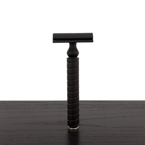 WCS Midnight Collection Razor 88B, Black Stainless Steel-WCS Exclusive Open Comb (Toothsome)