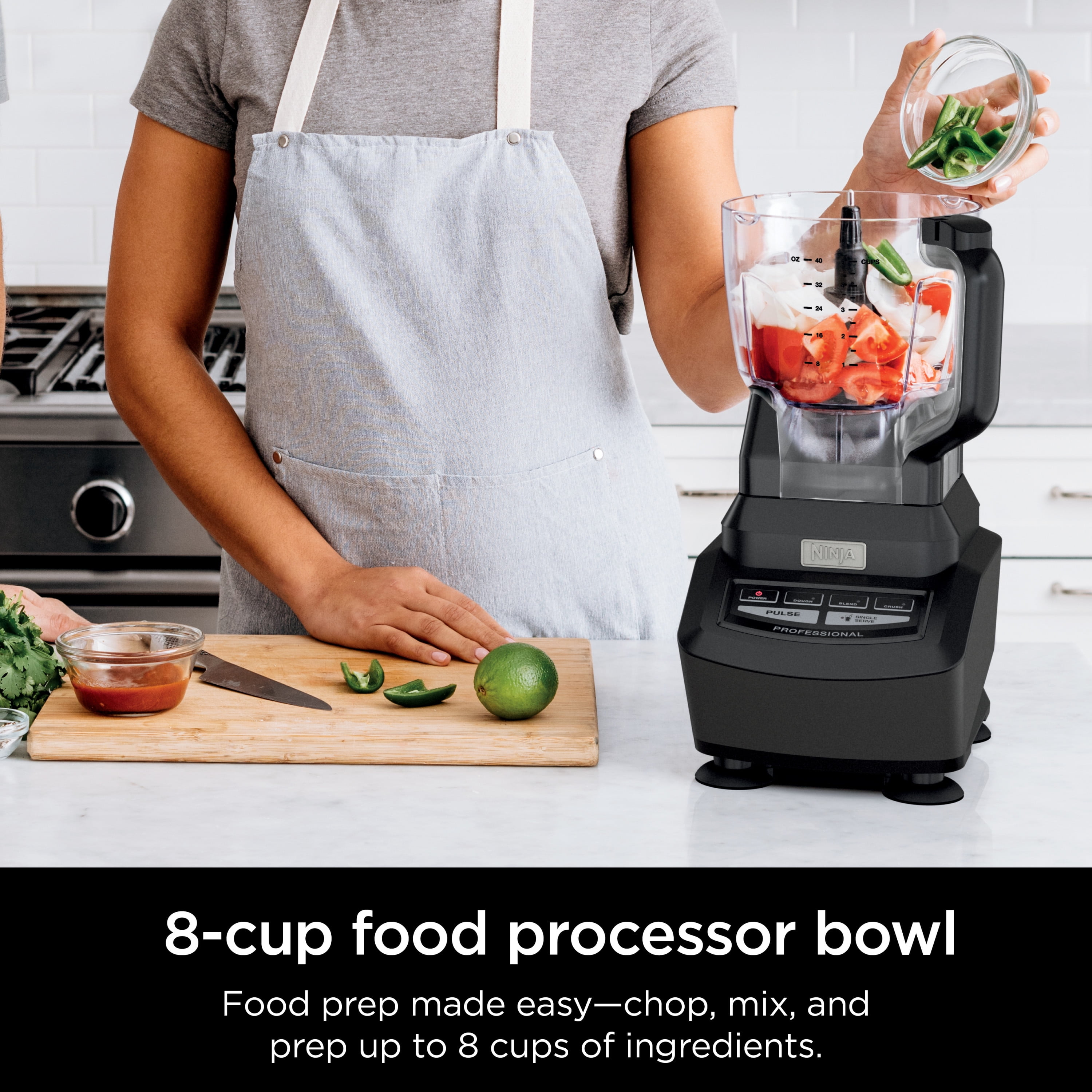 NINJA Mega Kitchen System 72 oz. 5-Speed Black Blender and Food Processor  with Travel Cups – WAM Kitchen