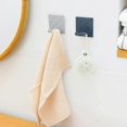 thumbnail image 3 of 12 piezas de gancho de almacenamiento de pared de diseño plegable para cocina y baño, soporte para enchufe de alimentación, adhesivo para colgar en la pared, como se muestra, 3 of 5