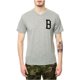 thumbnail image 1 of Camiseta gráfica Black Scale para hombre con cuello en V y logo B gris XXL, 1 of 1