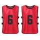 thumbnail image 2 of Chaleco 6PCS Kid's Football Pinnies Jerseys de fútbol de secado rápido Deportes juveniles Scrimmage Tomshoo Chaleco, 2 of 7
