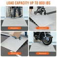 thumbnail image 4 of Door Threshold Ramp, 5" Rise Portable Aluminum Wheelchair Door Entry Ramps for Doorways Stairs Home Steps, 4 of 6