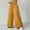 Yellow, variant on IDALL Wide Leg Pants Woman Lounge Pants Women Womens Casual Long Pant High Waist Loose Fit Casual Trousers Baggy Pants Womens Pants Black L
