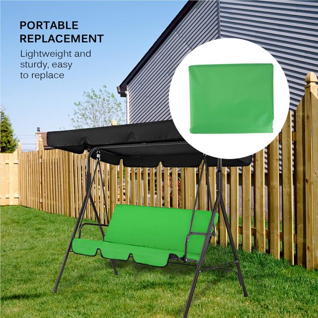 Garden Swing Chair Cover Replacement Canopy for Swing Chair Sunshade Waterproof Dustproof Colorful Outdoor Swing Chair Cover for Patio Courtyard Garden