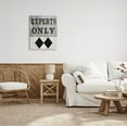 thumbnail image 2 of Stupell Industries Experts Only Ski Black Diamond Graphic Art Gallery Wrapped Canvas Print Wall Art, Design by Livi Finn, 2 of 2