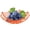 Orange, variant on Yvsxxv Halloween Spider Web Fruit Bowl, Black Plastic Decorative Serving Basket, 11.42inch