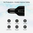 thumbnail image 5 of Quick Charge 3.0 with USB Type C Car Charger Built-in Power Delivery PD Port 35W 3 Ports for Tablet+Phone X/8/Plus/Samsung Galaxy+/LG, Nexus, HTC, 5 of 8
