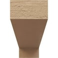 thumbnail image 2 of 6"W x 36"D x 12"H Thin Clemmons Rough Cedar Woodgrain TimberThane Corbel, Primed Tan, 2 of 6