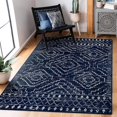 thumbnail image 3 of Bohemian Carpet for Living Room Decoration Navy Blue Ethnic Rug Bedroom Bedside Area Rugs Machine Washable Non-slip Floor Mat My Lux Decor Round, 3 of 6